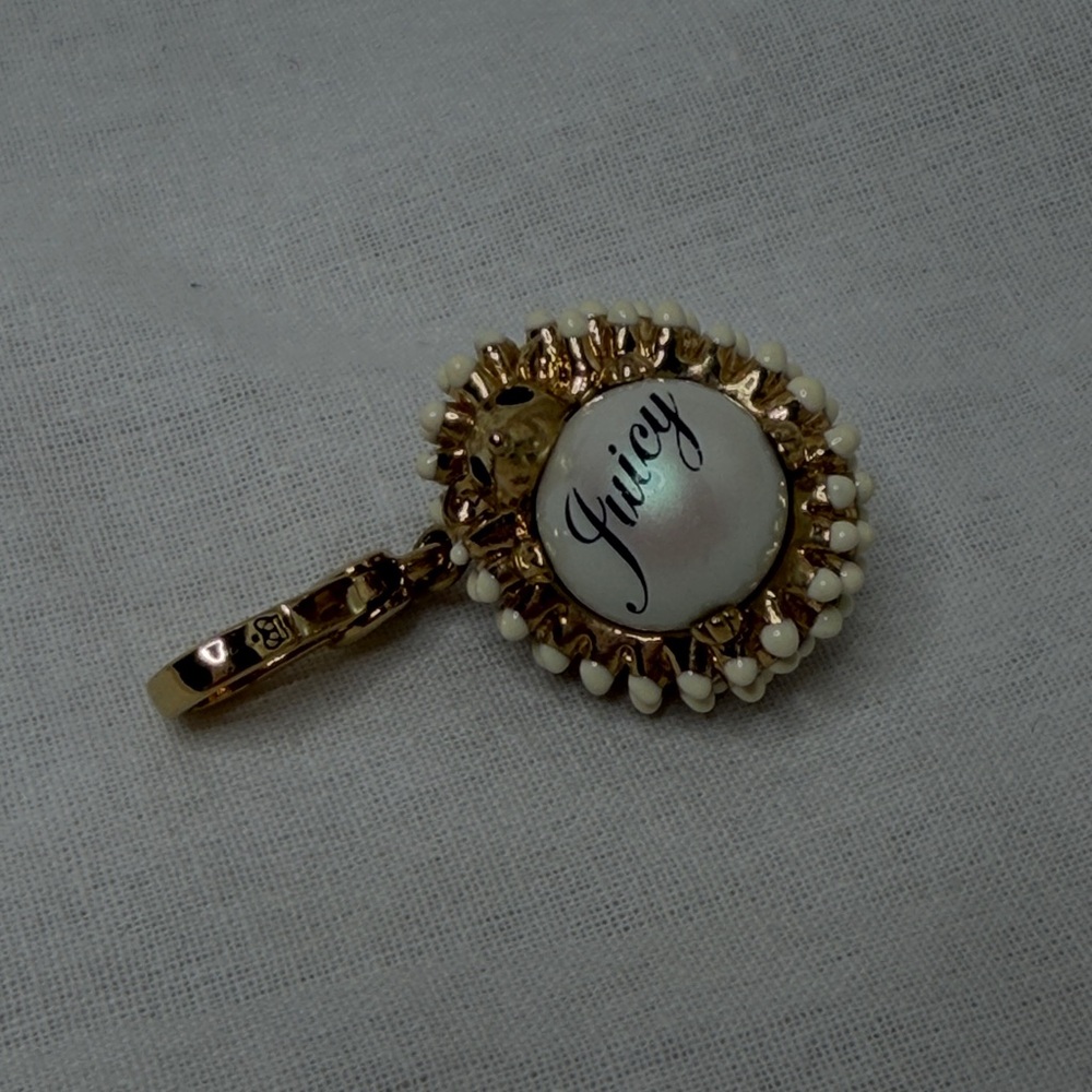 Juicy Couture Hedgehog Faux Pearl Charm
